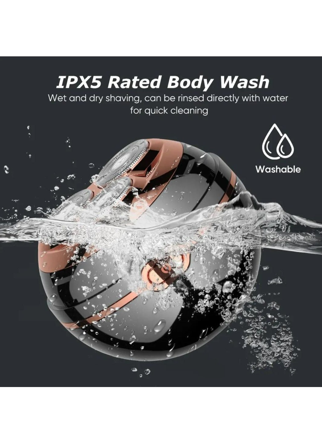 ماشین اصلاح چرخشی موی سر و صورت