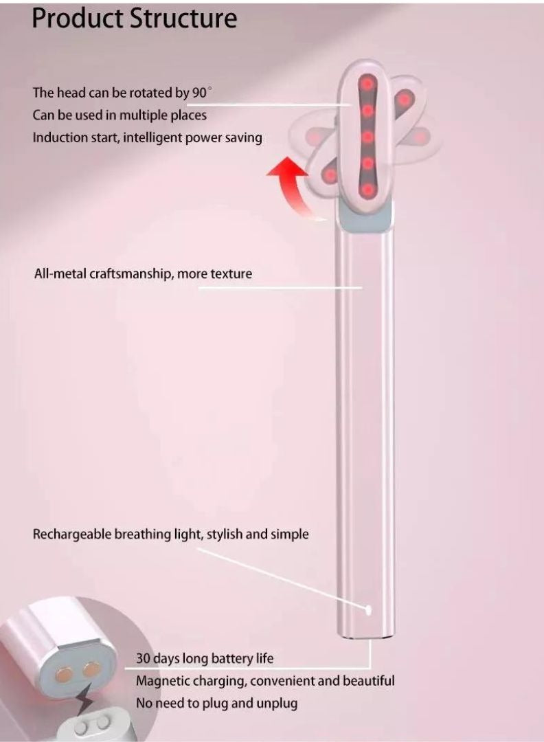 دستگاه ۴ در ۱ مراقبت از صورت با نور قرمز - Image 7