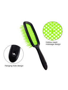 برس گره‌ بازکن حرفه‌ای مدل مشکی - سبز