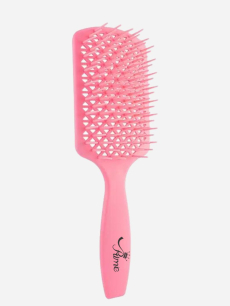 برس مویی حرفه‌ای برای موهای مرطوب و مجعد صورتی