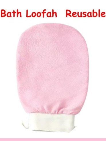 لیف حمام لوفا صورتی