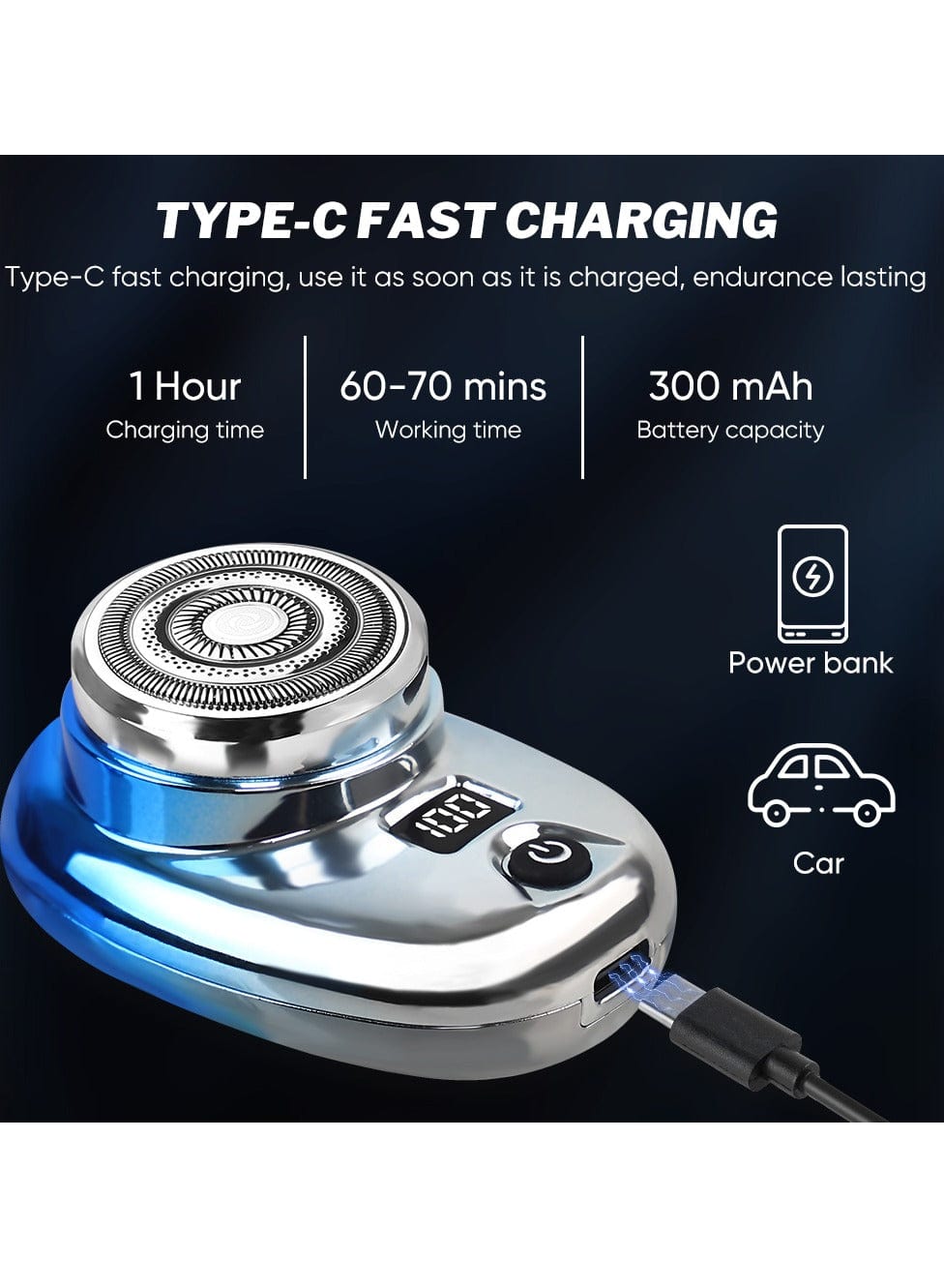 مینی ریشتراش برقی مدل جیبی پرایم - Image 5